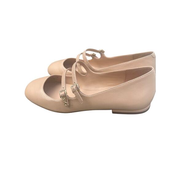New COACH Whitley leather Mary Jane flats squared toes. Size- 9.5 - Picture 1 of 6